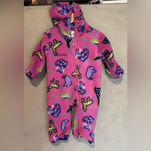 HTF Vintage Columbia Hooded Baby Bunting 6-12 months